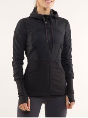 Lululemon Dance Studio Jacket Reversible Black Size 10